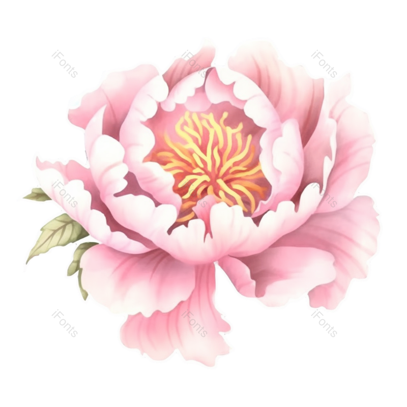 粉红色的花图片,灰色背景元素,PNG,免抠素材
